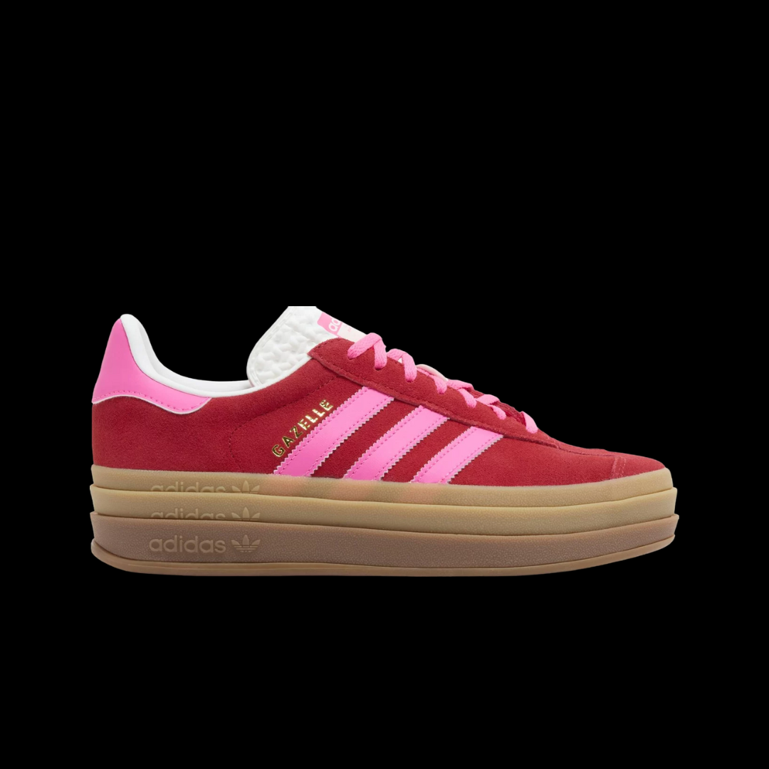 Adidas Gazelle Bold Collegiate Red Lucid Pink