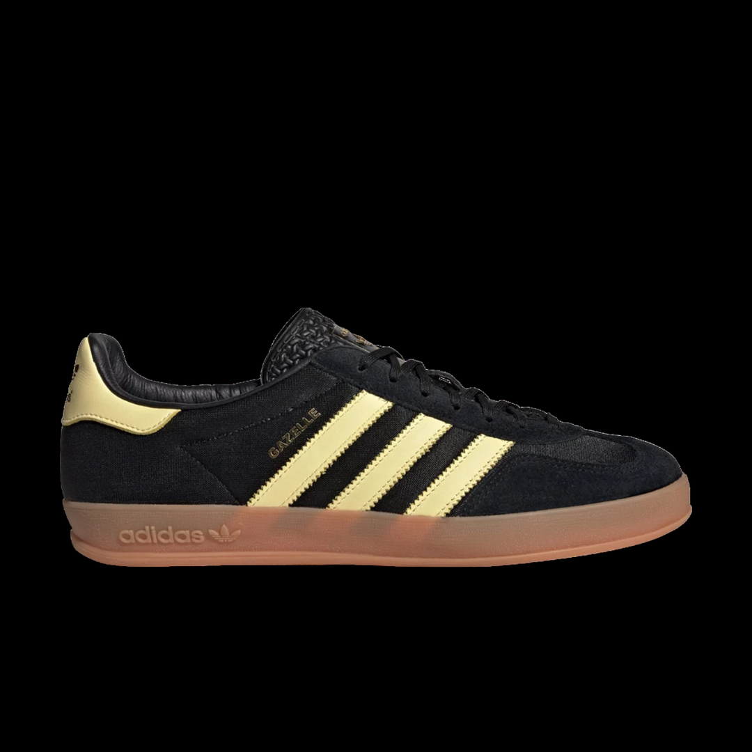 Adidas Gazelle Indoor Black Almost Yellow Gum