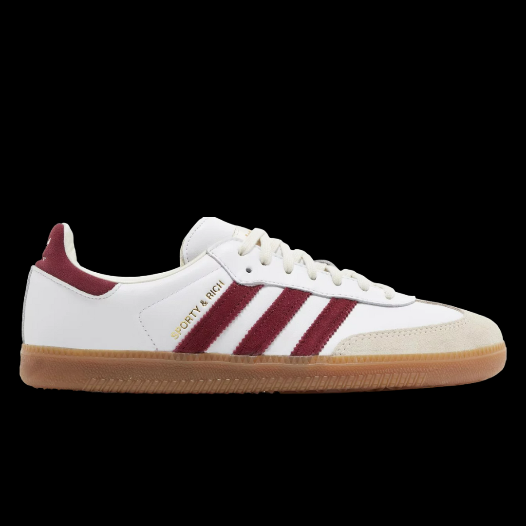 Adidas Samba OG Sporty & Rich White Core Burgundy