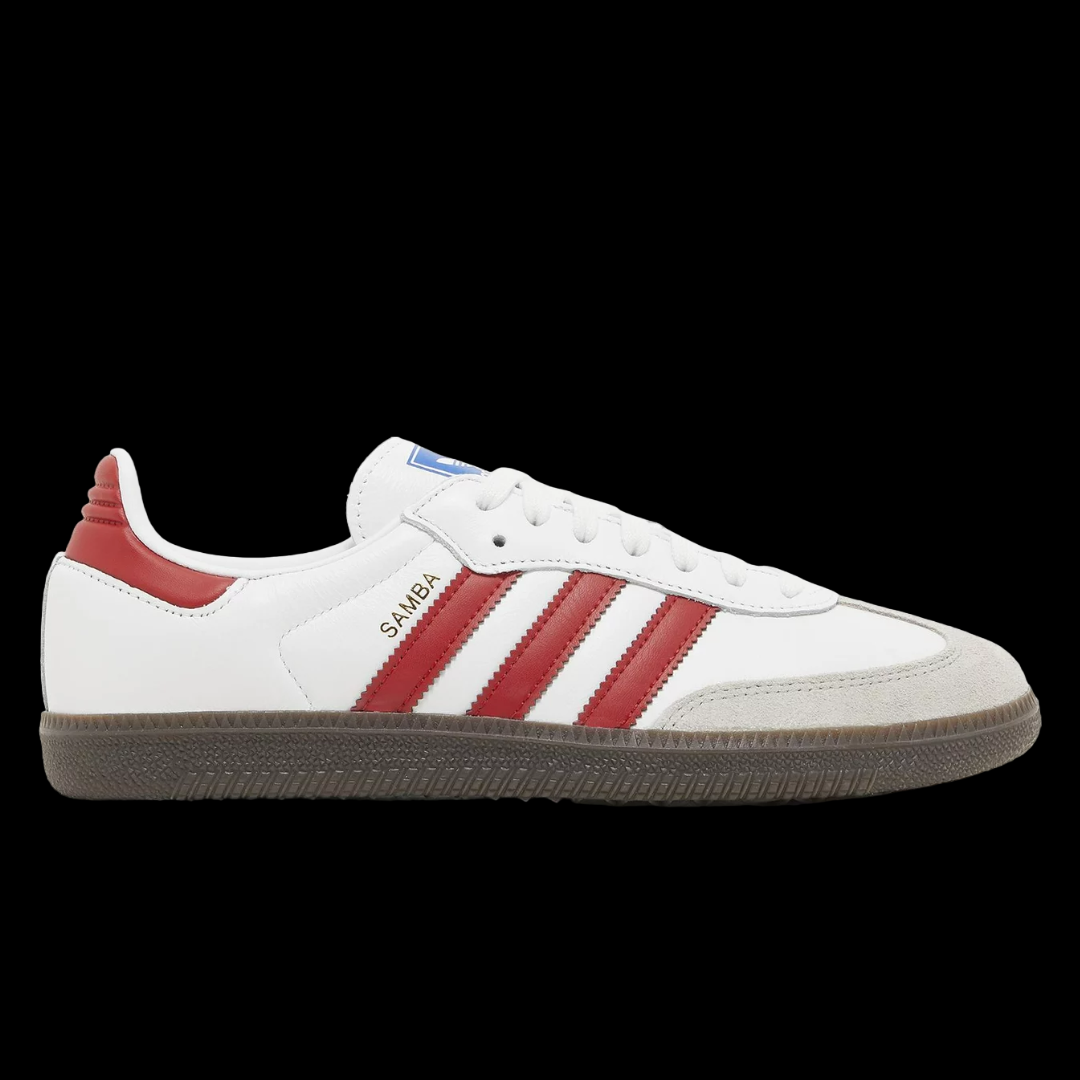 Adidas Samba OG White Scarlet