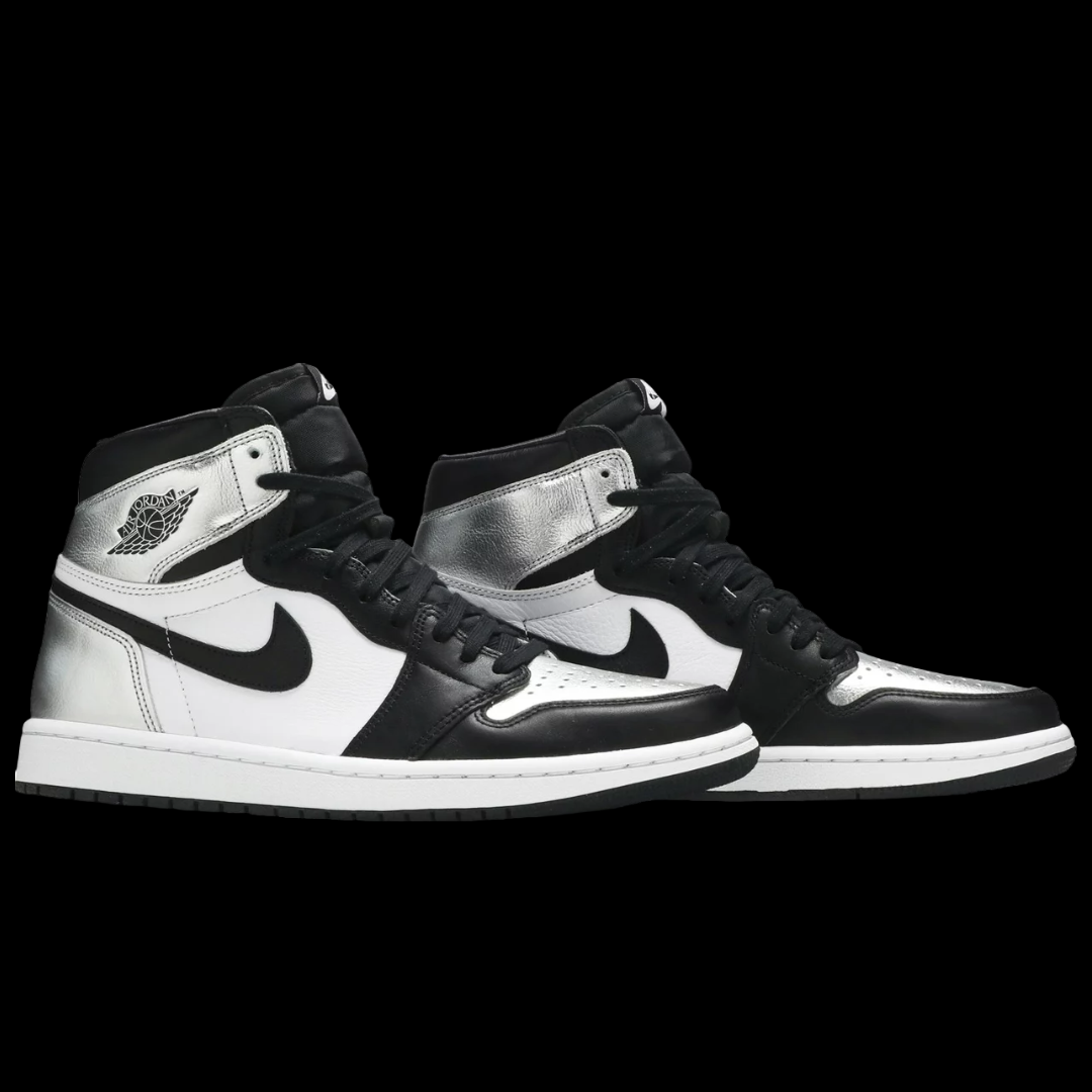 Air Jordan 1 Retro High Silver Toe