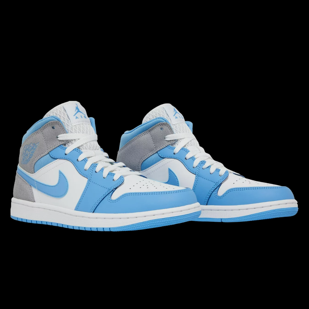 Air Jordan 1 Mid University Blue Grey