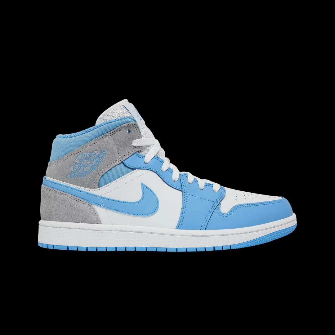 Air Jordan 1 Mid University Blue Grey