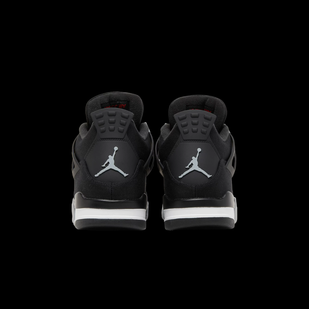 Air Jordan 4 Retro Black Canvas