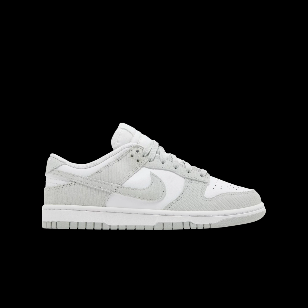 Nike Dunk Low Light Silver Corduroy