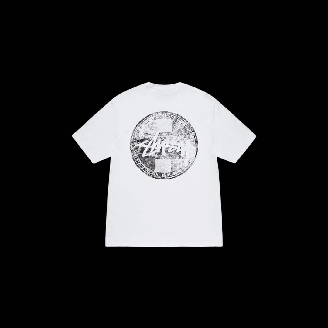 Stussy Dot Stamp White Tee